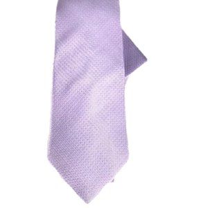 Daniel Ellissa Men's Tie and Hanky Set Lavender 100% Polyester 3.75" Wide